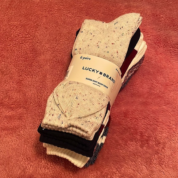 Lucky Brand Accessories - Lucky Brand Ladies' Boot Sock, 6-pair
